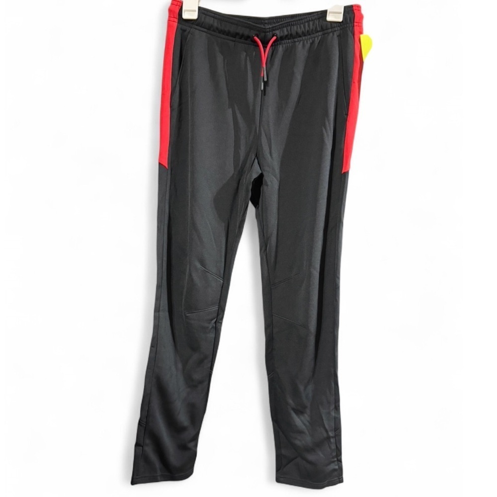 All in Motion Black and Red Teen Joggers